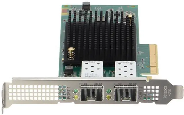 Alt view image 2 of 5 - Dell Emulex LPe35002 Dual 32Gb Fibre Channel SFP+ HBA FH (CGT2C)