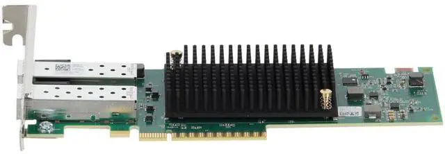 Alt view image 3 of 5 - Dell Emulex LPe35002 Dual 32Gb Fibre Channel SFP+ HBA FH (CGT2C)