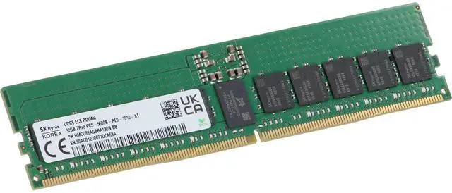 Main image of Hynix 32GB 2Rx8 DDR5 RDIMM- 5600MT/s (HMCG88AGBRA190N-OSTK)