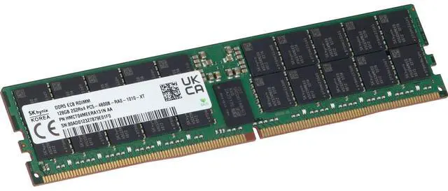 Main image of Hynix 128GB 2S2Rx4 DDR5 RDIMM- 4800MT/s (HMCT04AEERA131N-OSTK)