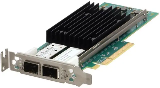 Main image of Dell Qlogic QLE2772 Dual 32Gb Fibre Channel SFP+ LP v2 (JJW53)