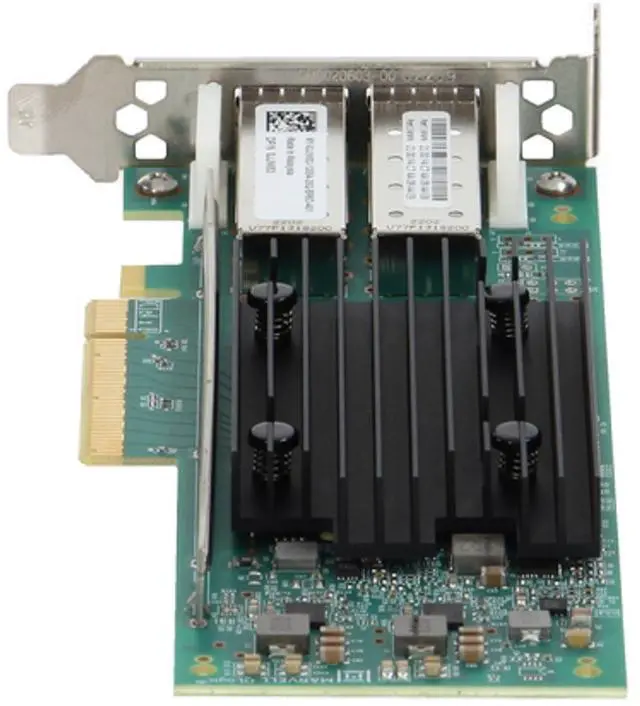 Alt view image 4 of 5 - Dell Qlogic QLE2772 Dual 32Gb Fibre Channel SFP+ LP v2 (JJW53)