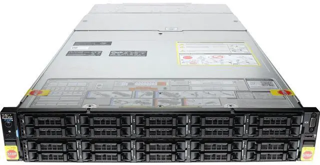 Alt view image 2 of 4 - Dell PowerEdge FX2s CTO Blade Full Width 2 Slot 2U Chassis 2x 2000W