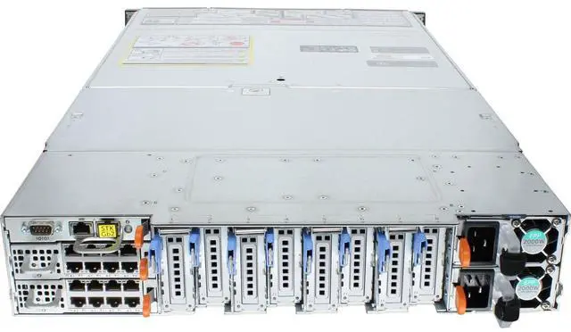 Alt view image 4 of 4 - Dell PowerEdge FX2s CTO Blade Full Width 2 Slot 2U Chassis 2x 2000W