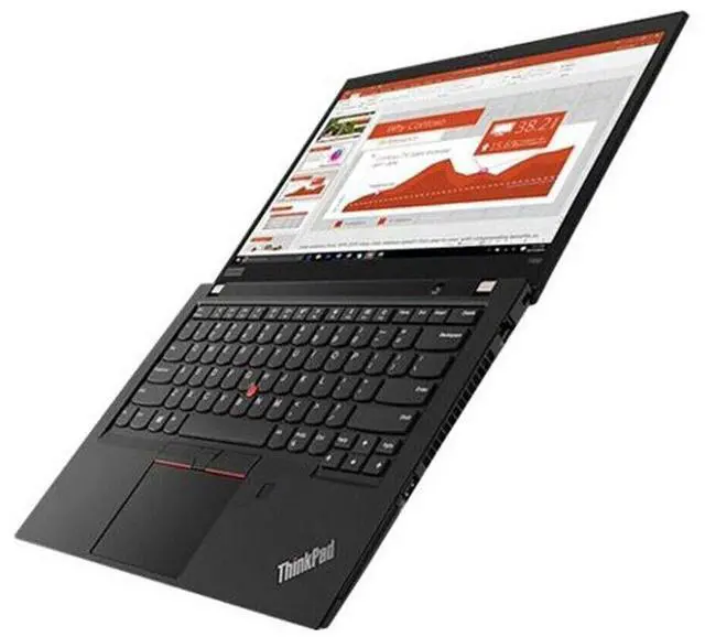 Alt view image 3 of 5 - Lenovo ThinkPad laptop T490 14" i5 8365U 16GB 256gb SSD WIN 11 pro CAM WIFI