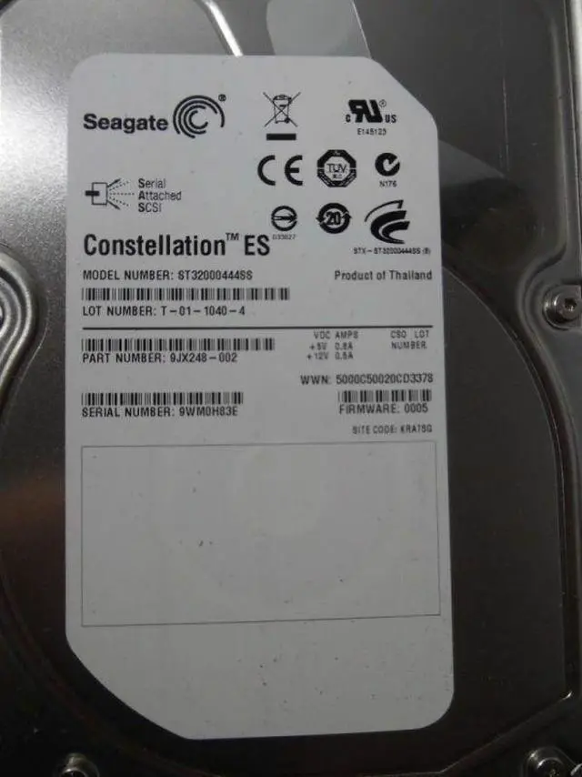 Main image of (NOT FOR HOME PC!) Seagate ST32000444SS 2Tb 3.5" SAS constellation ES server hard drive Hp dell