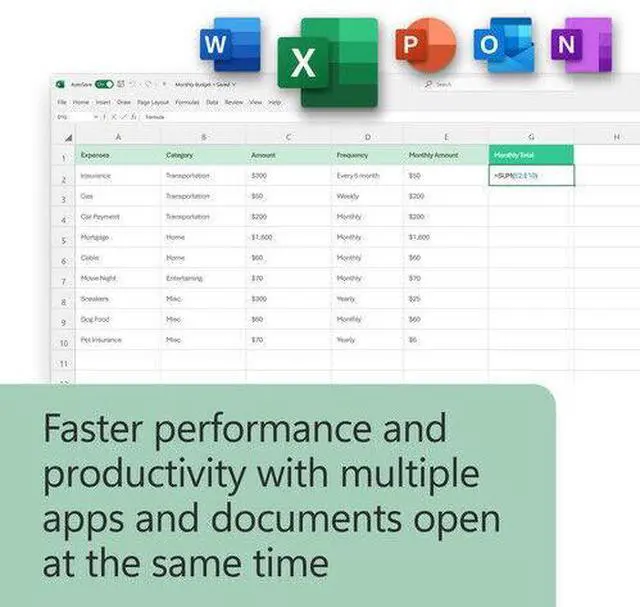 Alt view image 2 of 2 - Microsoft EP2-06638 Office Home & Business 2024 | Windows 10/11 Mac - Key Card