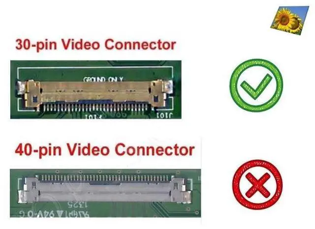 Alt view image 5 of 7 - Lenovo PN SD10W69520 FRU 5D10W69514 LED LCD Screen HD 1366x768 Display 15.6 in