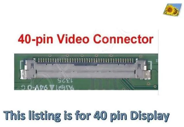 Alt view image 6 of 6 - Lenovo P/N 5D10T05360 NT156WHM-T02 V8.0 laptop LED LCD Screen HD 1366x768 Touch