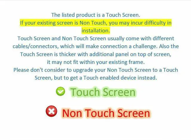 Alt view image 7 of 7 - 15.6" Laptop LED LCD (Touch) Screen for HP 15-DY1044NR 8LY15UA Notebook PC