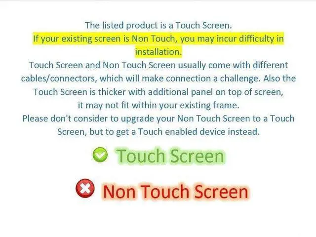 Alt view image 4 of 5 - N93342-001 for HP Chromebook 14a-nf0012tg LCD LED Touch Screen 14" HD Panel