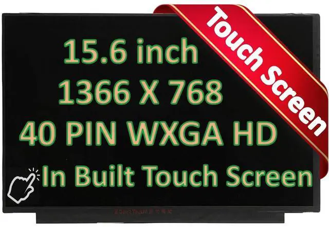 Main image of HP N41933-001 15-FD0XXX 15.6" WXGA 40pin HD Laptop LED LCD Touch Screen