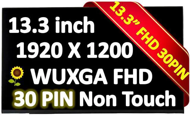 Alt view image 2 of 6 - M133NW4J R3 B133UAN01.2 Lenovo ThinkPad X13 Gen 2 1920x1200 Laptop LCD Screen