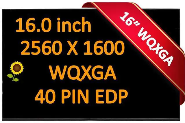 Main image of ASUS GU603H GU603HM 16" QHD WQXGA 165Hz 40pin LAPTOP LCD Screen LED