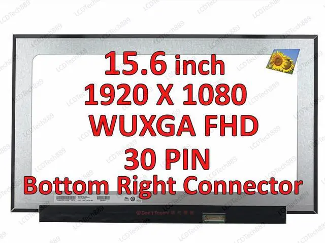 Alt view image 2 of 7 - BOE NE156FHM-NS0 FHD 1920x1080 IPS Matte 30pin LCD Screen LED Display 15.6"