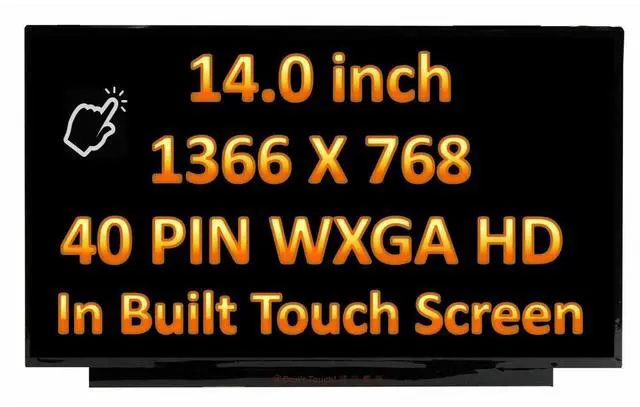 Alt view image 2 of 5 - NT140WHM-T01 V8.0 B140XTK01.2 L62005-001 For hp 14-ds 14-da touch screen HD LCD