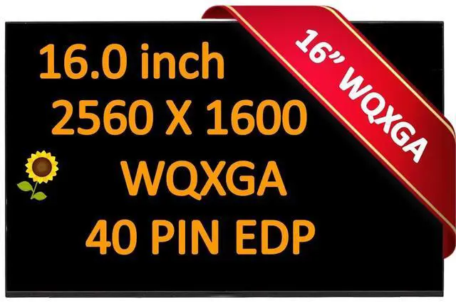 Main image of 16.0" WQHD+ LAPTOP LCD SCREEN f Lenovo ThinkPad P1 G4 Gen 4 20Y4 2560x1600 40pin