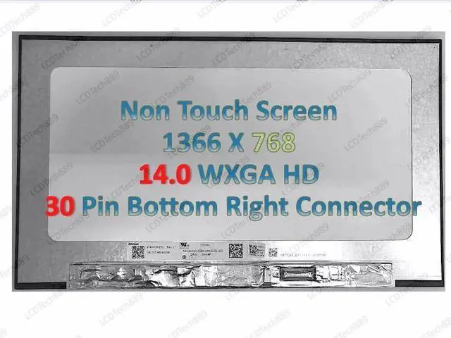 Alt view image 2 of 7 - 5D11D97980 For Lenovo L14 Gen3 Intel/L14 Gen3 AMD Non-Touch LCD Screen HD IPS 14