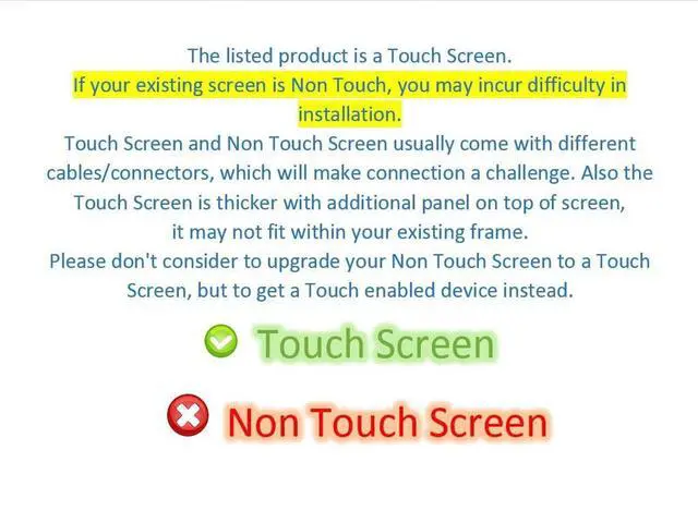 Alt view image 5 of 7 - Display for HP 15-fd0213nr 15FD0213NR 15-FD0103NR Touch Screen 15.6" HD LCD