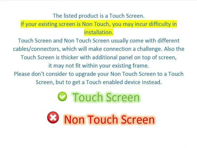 Alt view image 5 of 7 - HP 15T-CS200 Touch LCD Screen LED for Laptop 15.6" HD Display Narrow Edge