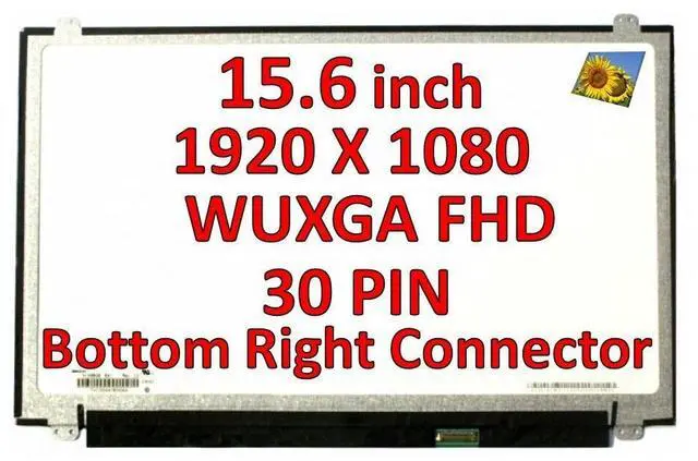 Alt view image 4 of 7 - 15.6" FHD LCD IPS Display Fits Acer NITRO 5 AN515-53-55G9 LP156WF6(SP)(K6)