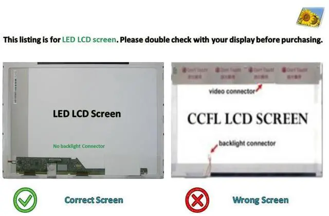 Alt view image 3 of 7 - LTN156AT32-T01 for Toshiba LCD Screen Replacement for Laptop LED