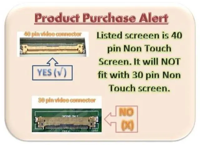 Alt view image 6 of 7 - LTN156AT32-T01 for Toshiba LCD Screen Replacement for Laptop LED