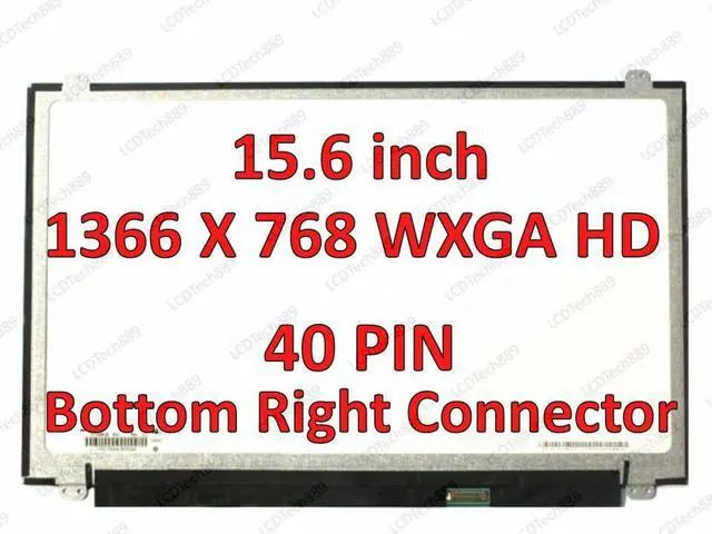 Alt view image 3 of 6 - 15.6 WXGA LED LCD screen for HP ENVY m6-1105dx m6-1125dx m6-1205dx m6-1225dx