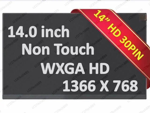 Main image of 14" HD LED LCD Screen Display Panel B140XTN07.4 N140BGE-E54 30 Pin 1366x768
