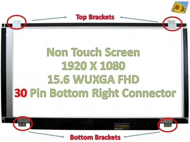 Alt view image 6 of 7 - Lenovo ThinkPad P51 OEM 15.6" LED LCD Matte Screen LP156WF6(SP)(K4) 01EN334