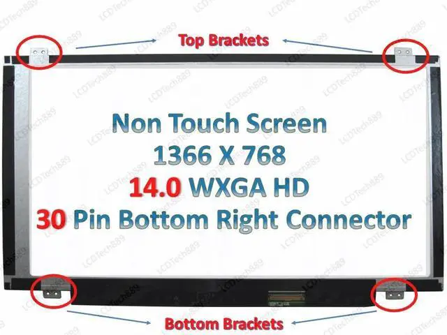 Alt view image 4 of 7 - Lenovo Thinkpad T480 20L5 20L6 | HD Only | LCD Screen Matte HD 1366x768 LED