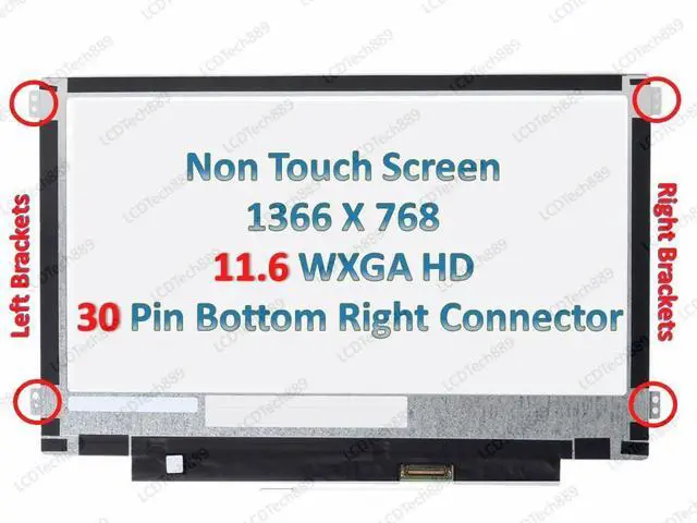 Alt view image 6 of 7 - For Samsung ChromeBook 4 XE310XBA-K03US 11.6" LCD Screen Assembly B116XTN02.3
