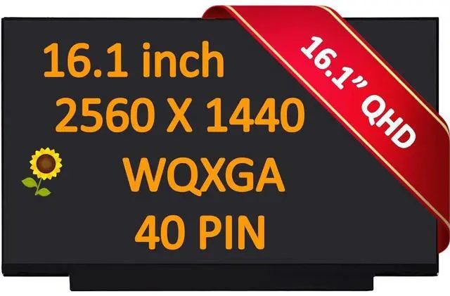 Main image of N44828-001 NE161QHM-NZ1 QHD HP 16-WF 16-XF 16-XD LCD Screen Panel 40 Pin