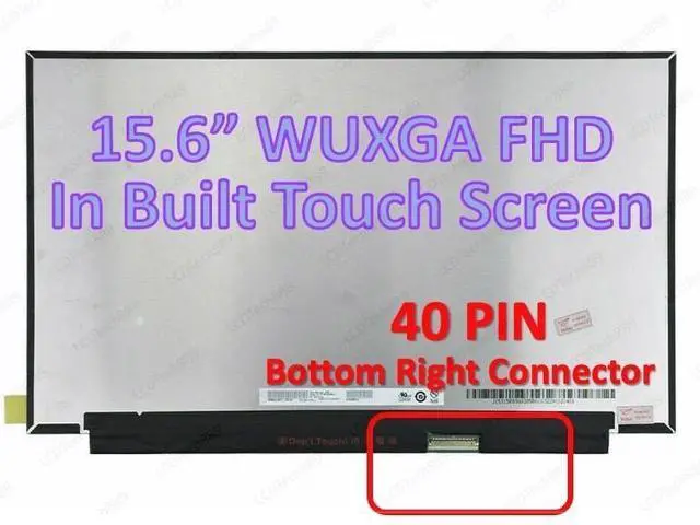 Alt view image 2 of 5 - OEM LED LCD Lenovo 5D11C74688 DISPLAY FRU BO NV156FHM-T07 V8.4 FHD TOUCH