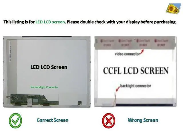 Alt view image 5 of 7 - AUO B173RW01 V.0 V.1 V.2 V.3 V.4 V.5 Compatible LCD Screen LED for Laptop