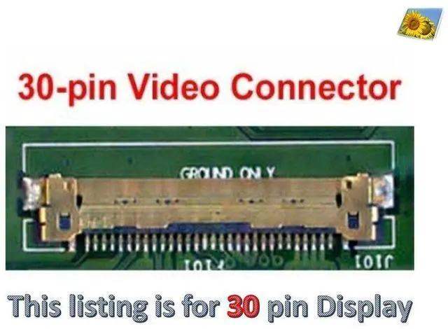 Alt view image 5 of 5 - 14" FHD WUXGA laptop Led Lcd Screen for Dell MNP4W B140HAN01.3 30 Pin Non-Touch