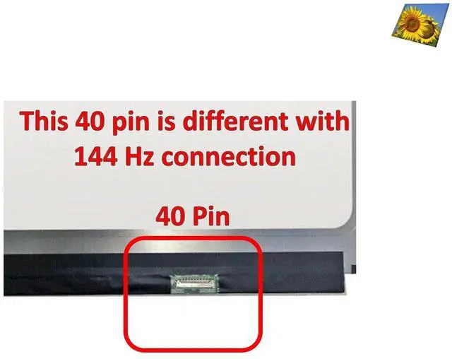 Alt view image 3 of 4 - LQ156M1JW25 15.6" FHD 1920x1080 laptop Led Lcd Screen for Asus G513QY-212-SG15O