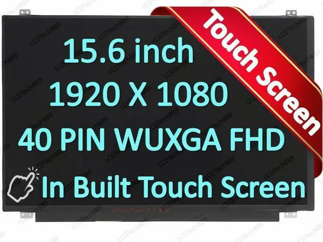 Main image of 15.6" Touch LCD Screen AUO B156HTK01.0 DELL 0FNDC6 FBDC6 1920X1080 FHD Display