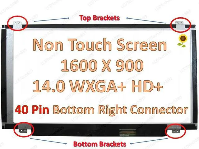Alt view image 3 of 6 - HP EliteBook Folio 9480M Series LCD LED Screen 14 WXGA+ HD Display