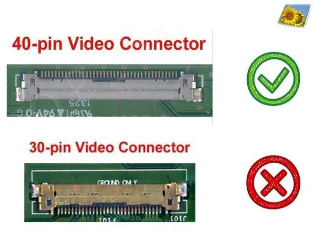 Alt view image 6 of 7 - LCD with Touch Screen Replacement for HP 15-AY071NR 15-AY081NR 15-AY091MS