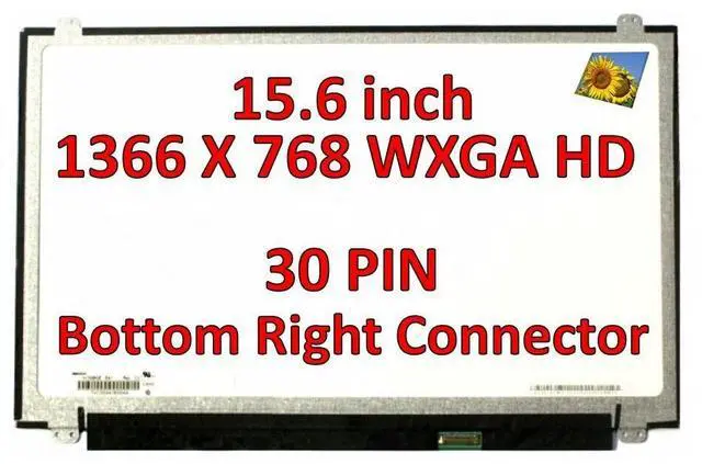 Alt view image 4 of 7 - LP156WHB(TP)(A1) LP156WHB-TPA1 15.6" HD LED LCD laptop screen 30 pin eDP