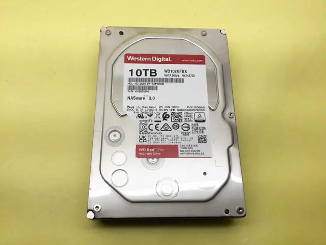 Alt view image 3 of 3 - WD Red Pro 10TB 7200 RPM SATA 6Gb/s 3.5'' NAS HDD WD102KFBX