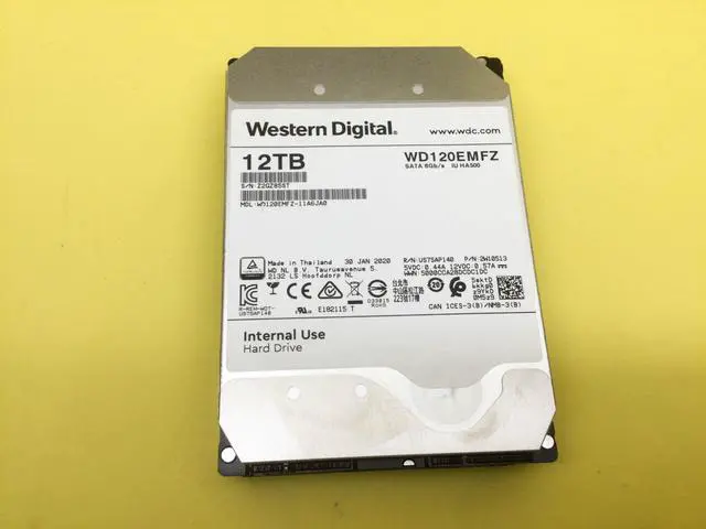 Main image of WD 12TB 5400 RPM SATA 6Gb/s 3.5in Internal Hard Drive WD120EMFZ