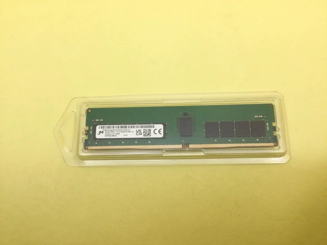 Alt view image 3 of 3 - MICRON 32GB (1X32GB) 2Rx8 PC4-3200AA SERVER MEMORY MTA18ASF4G72PDZ-3G2E1
