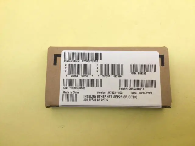 Main image of Intel E25GSFP28SR 25G 850nm Ethernet SFP28 SR Optical Transceiver Module