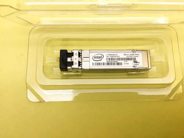 Alt view image 3 of 3 - Intel E25GSFP28SR 25G 850nm Ethernet SFP28 SR Optical Transceiver Module