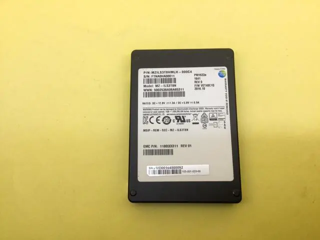 Alt view image 2 of 3 - (NOT FOR HOME PC!) MZ-ILS3T8N SAMSUNG PM1633a 3.84TB SAS 12Gb/s 2.5'' SSD EMC 118000519 118033311