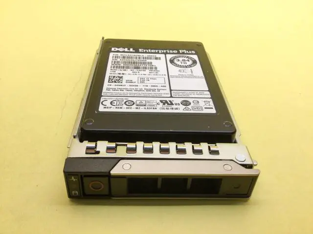 Alt view image 2 of 3 - (NOT FOR HOME PC!) 4NMJF Dell 3.84TB SAS 12Gb/s Read Intensive 2.5in SSD 04NMJF MZ-ILS3T8B w/Gen14