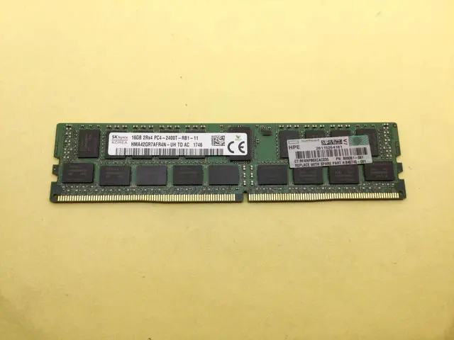Main image of 809081-081 HP 16GB 2RX4 PC4-2400T DDR4 SERVER MEMORY 836220-B21 846740-001