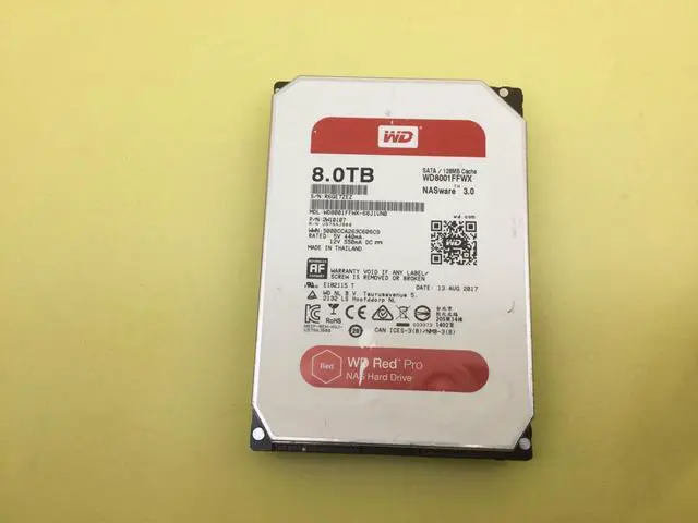 Main image of WD 8TB 7200 RPM SATA 6Gb/s 128MB 3.5'' HDD WD8001FFWX